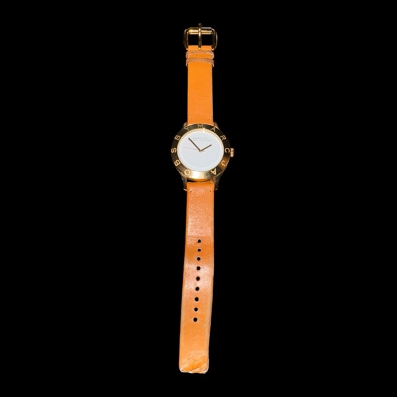 MARC by Marc Jacobs Large Blade Leather Strap 40mm Watch Pre-Owned Unisex - Picture 5 of 12